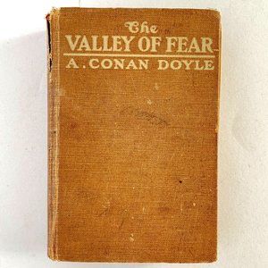 c1920 Sherlock Holmes Valley of Fear A Conan Doyle Hardbound Book Pub A.L. Burt
